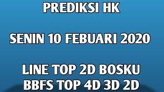 PREDIKSI HK SENIN 10 FEBUARI 2020 LINE TOP JITU