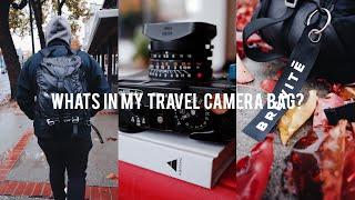 WHAT'S IN MY TRAVEL CAMERA BAG? (2020)