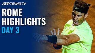 Nadal, Djokovic Make Winning Returns; Sinner Shocks Tsitsipas | Rome 2020 Highlights Day 3