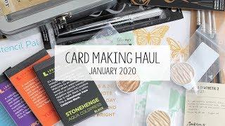 Card Making Haul - January 2020 | The Card Grotto