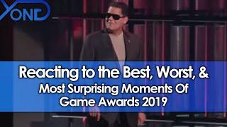 Reacting To The Best, Worst, & Most Surprising Moments of Game Awards 2019