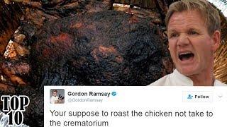 Top 10 Funniest Gordon Ramsay Savage Tweets