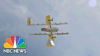 Breakfast Dropped Off By Drone? The Impact Of Expanding Delivery Services | NBC Nightly News