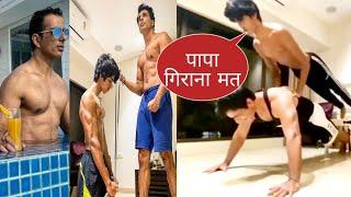 Sonu Sood - Workout with Son, Best Relationship of Father and son