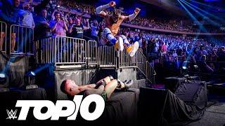 Superstars diving into the crowd: WWE Top 10, Sept. 9, 2021