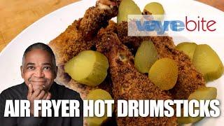 Louisiana Hot Air Fryer Drumsticks | Another crispy, crunchy, tangy WayneBite video