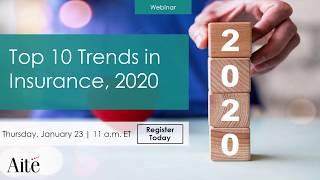 Top 10 Trends in Insurance, 2020: Consumers and the Industry Become More Proactive