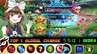 [Season 17] Perfect Gameplay Change Top Global 1 2020 ! Build Change 2020 Gameplay By うちは | Indra