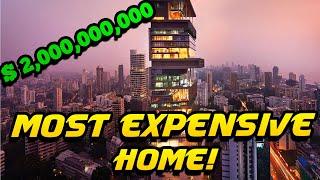 ►The MOST EXPENSIVE HOME In The World ($2 BILLION!) | Antilia Luxury House