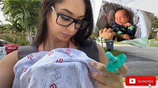 24 Hours With Our Newborn!! | First Time Mom | Realistic DITL