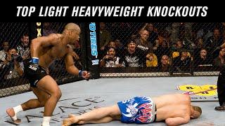 Top 10 Light Heavyweight Knockouts in UFC History