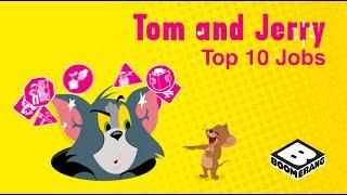 Tom and Jerry's Top 10 Jobs | Let's get to work with Tom & Jerry - Boomerang (ch. 302) | DStv