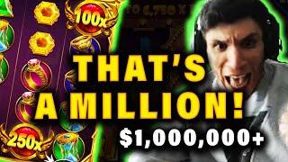 Train TOP 10 WINS from COMEBACK $1,000,000+ Stream! | Trainwreckstv Gambling Highlights Oct. 17