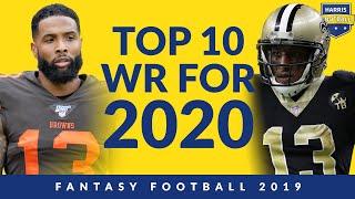 Top 10 Wide Receivers For 2020 Fantasy Football