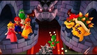 Mario Party: The Top 100 MiniGames - Yoshi vs Daisy vs Peach vs Mario