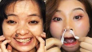 Asian Makeup Tutorials Compilation 2020 - Basic makeup guide / part71