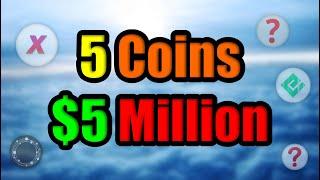 5 Coins to $5 Million | Top Low Cap Altcoins w/ MASSIVE GROWTH Potential in September