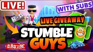 Stumble Guys Live Stream | Live Gaming and Live Giveaway 