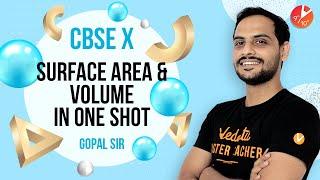 Surface Area and Volume Class 10 in 1 Shot | Introduction/Questions/Tricks/Formula CBSE Maths NCERT