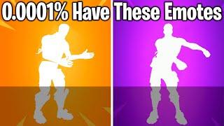 TOP 10 RAREST DANCES & EMOTES IN FORTNITE!