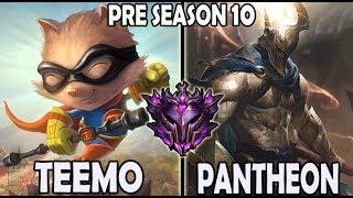 OTP Teemo vs Pantheon TOP ⭐ Korea Master * 9.24 *