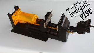 AMAZING IDEA! Make A Electric Hydraulic Vise ! DIY TOOL