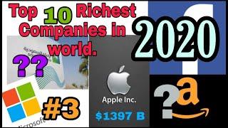 Top 10 RICHEST COMPANIES IN WORLD IN 2020  ||  DUNIYA KE SABSE BADI 10 COMPANIYA  || ismart GLOBE