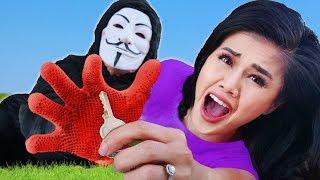 CHAD & VY vs Hacker for Safe House Location! Regina & Daniel Puppet Battle PZ Funf in Funny Moments