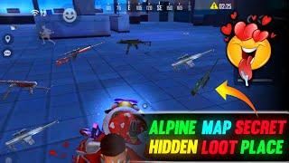 Top 5 best secret looting place in Alpine Map in Free Fire | Garena free fire