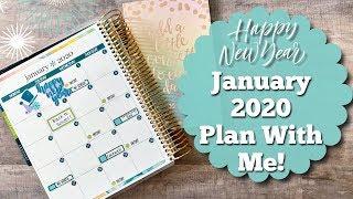 PLAN WITH ME! | January 2020 | Erin Condren Life Planner