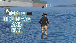 TOP 10 HIDE PLACE AND BUGS