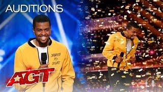 Golden Buzzer: Brandon Leake Makes AGT History With Powerful Poetry - America's Got Talent 2020