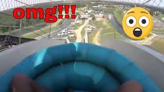 Top 10 Scariest Water Slides in The World - One Guy Fell Off.... OMG!!!