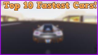 TOP 10 FASTEST CARS | ROBLOX: Plk's Project 1.0