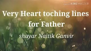Very ❤️ heart touching lines for father