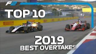 Top 10 Overtakes | 2019 FIA Formula 2 Season