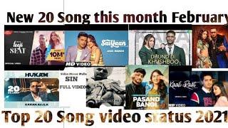 Top 20 punjabi songs of this month(Feb)2021 | New punjabi songs | new punjabi song of this week,2021