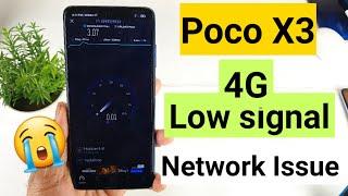 Poco x3 4g data low signal issue speedtest results