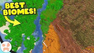 10 BEST MINECRAFT BIOMES FOR BUILDING!