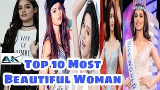 Top 10 Most Beautiful Woman in the World | American, Chinese, Philippines, Indian | By AK Creations