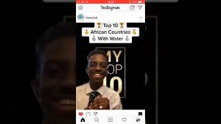 Top 10 african countries with water (meme)