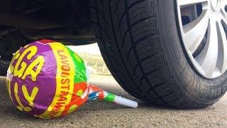 Crushing Crunchy & Soft Things by Car! EXPERIMENT CAR VS M&M ICECREAM TOY