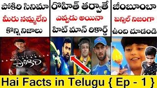 TOP 10 UNKNOWN FACTS TELUGU | MOST AMAZING AND INTERESTING FACTS IN TELUGU | TELUGU FACTS | EP - 1