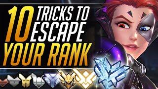 Top 10 MOST POWERFUL Tricks to INSTANTLY ESCAPE ANY RANK: Pro Tips for ALL Heroes - Overwatch Guide