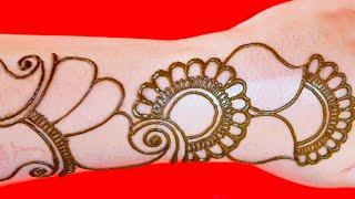 VERY BEAUTIFUL LATEST FLORAL ARABIC HENNA MEHNDI DESIGN FOR FRONT HAND AND BACK HAND