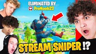 Best Fortnite Stream Sniper Compilation! (Top 10)