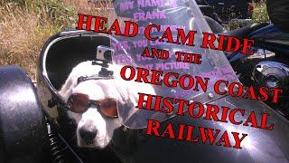 The Frank Files: HEADCAM RIDE AND THE OREGON COAST HISTORICAL RAILWAY PLUS THE STEAM LOCOMOTIVE #104