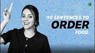 Top 10 sentences to order food at a restaurant