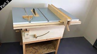 Table Saw Build Part 3: Tabletop, T-Tracks, First Cuts and More Details