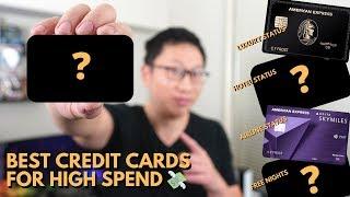 Best Credit Cards for High Spend (Free Nights, Airline Status, Luxury Perks)